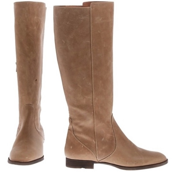 J. CREW LONG GLENBRAE LEATHER TALL RIDING BOOTS - Picture 1 of 15